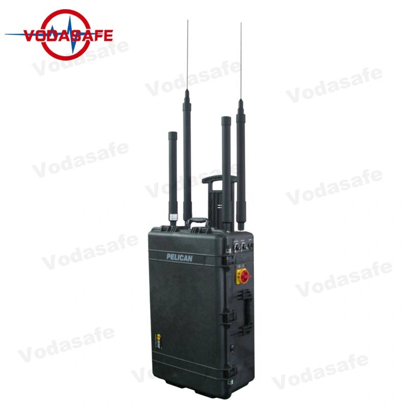 Integrated Remote Control GPS WiFi Portable Drone Signal Jammer 433MHz 315MHz 868MHz 916MHz Portable Anti Uav System