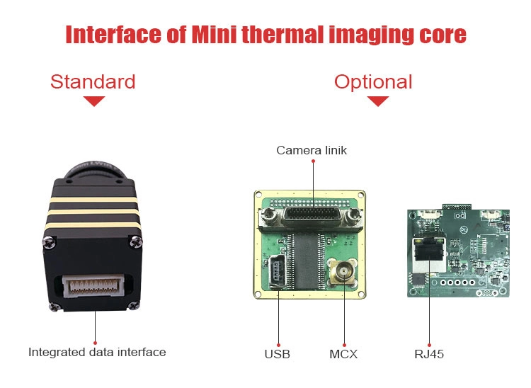 Shutter 640X480px Nted Less 20mk Compact Design Lwir Thermal Imaging Sensor Camera Module