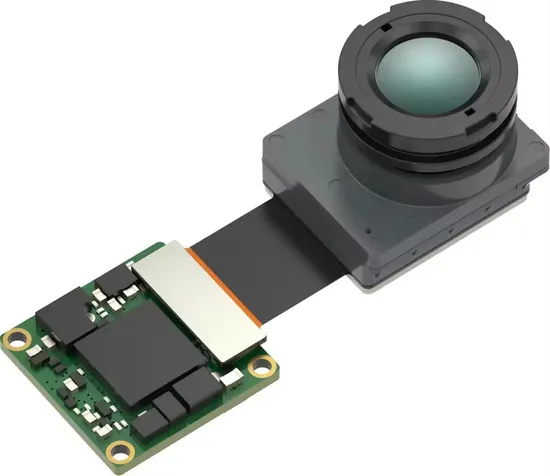 Mini Lwir 256X192@12μ M Vox Uncooled Infrared Camera Core with, Straight out Temperature Matrix and Images 