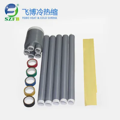 High and Low Voltage Cable Cold Shrinkage Finger Sleeve Tap Two Three Core 