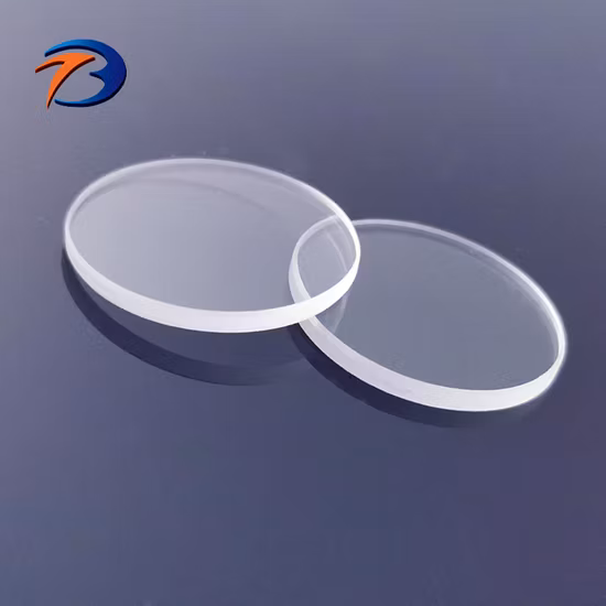 Custom Optical IR Mgf2 Wafer Optic Glass Windows Magnesium Fluoride Baf2 Infrared Polycrystal Crystal Protective Windows