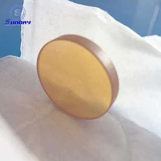 10.6um Coated Znse Zinc Selenide Meniscus Lens IR Optics 