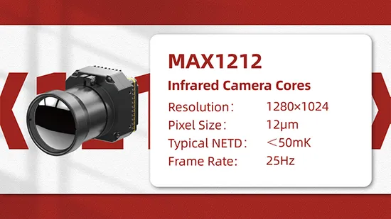 Clear Thermal Imaging Uncooled LWIR 1280×1024/12µm Infrared Camera Core 