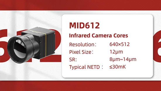 Uncooled LWIR Camera Core with 640x512/12um Infrared Detetcor 
