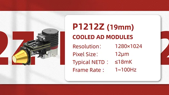 3.7μm~4.8μm MW MWIR Cooled Thermal Camera Core for Fast Integration 